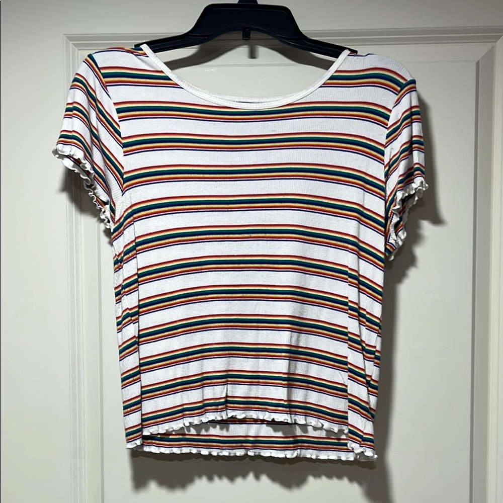 SO White and Rainbow T-Shirt